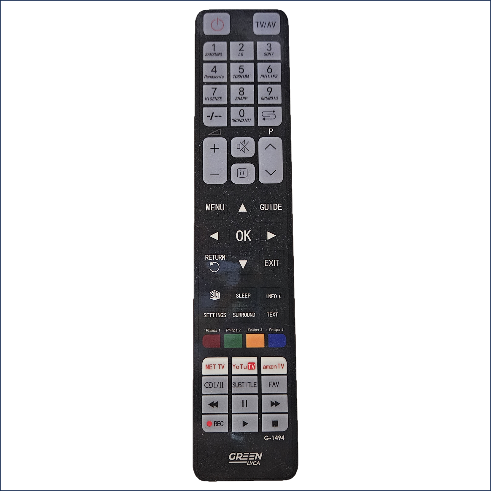 Mando Universal TV Samsung LG Panasonic Philips Sony y Más | prologyc.es | repuestos.prologyc.es