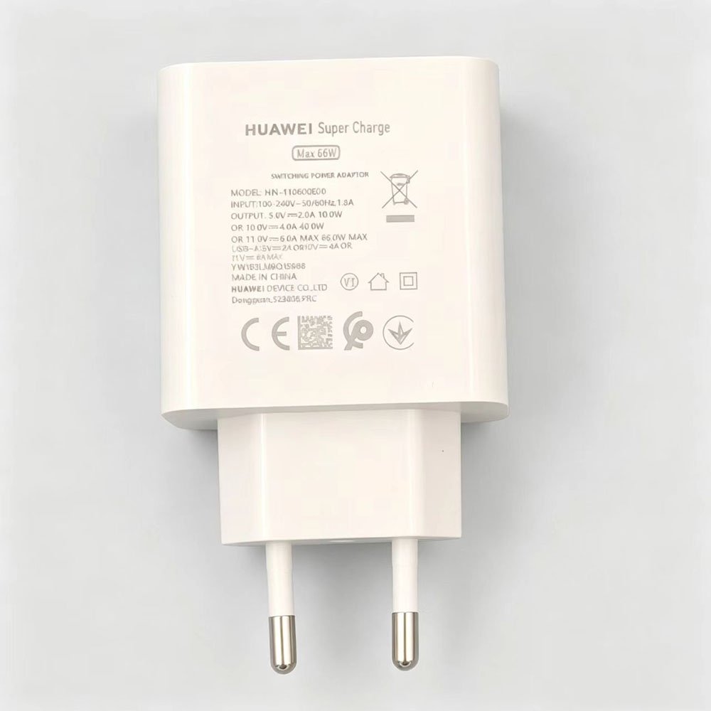 Cargador Huawei 66W Superrápido Doble Puerto con Cable 6A | prologyc.es | repuestos.prologyc.es