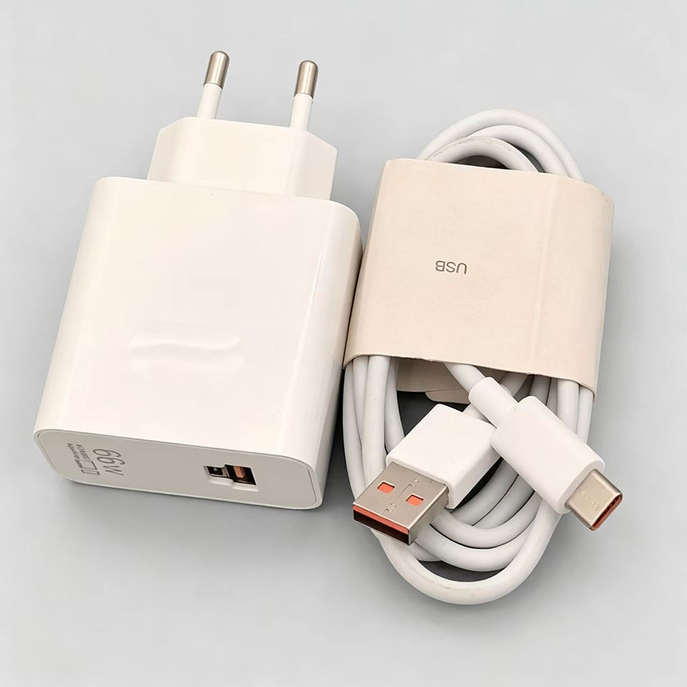 Cargador Huawei 66W Superrápido Doble Puerto con Cable 6A | prologyc.es | repuestos.prologyc.es