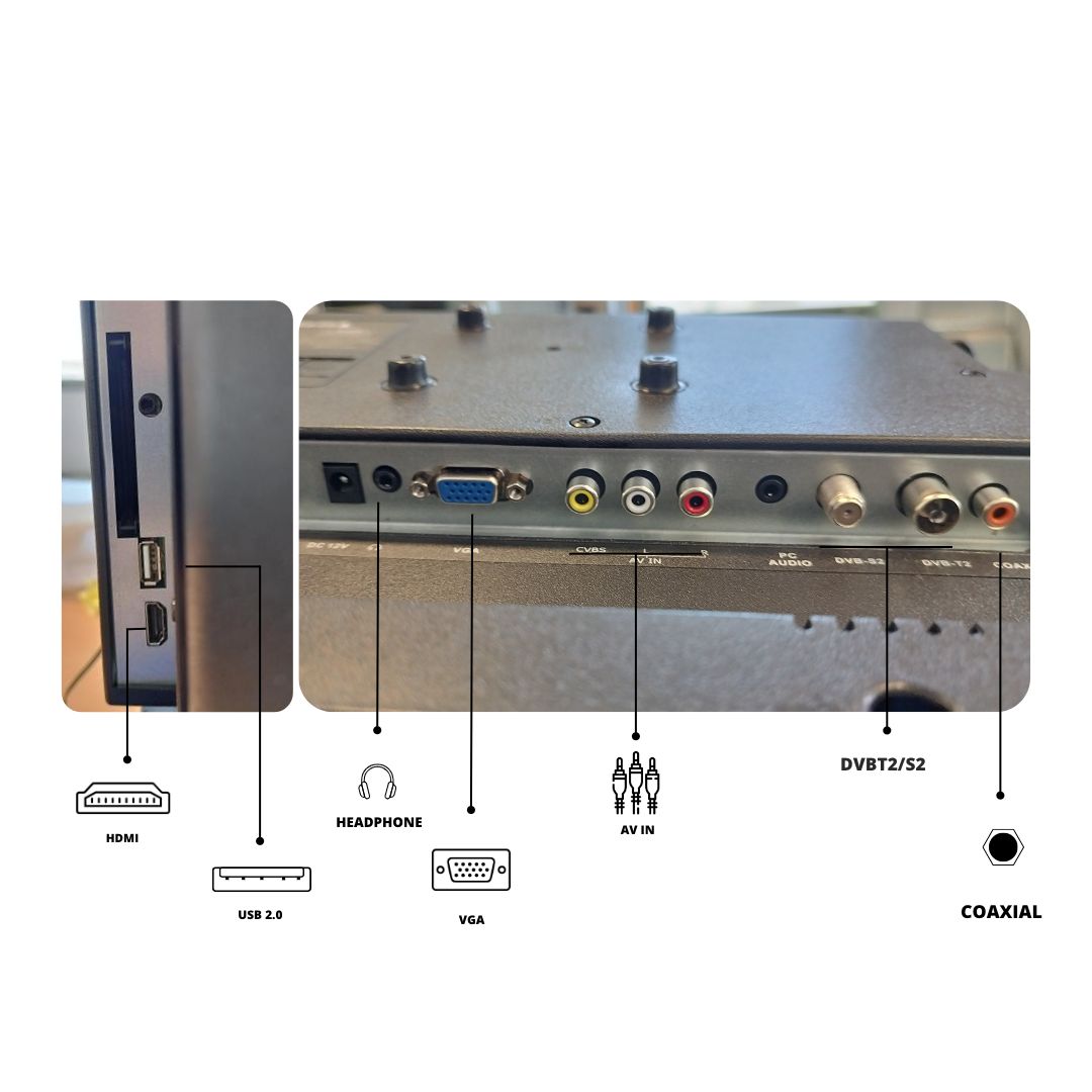 Televisor BSL 22 Pulgadas FHD 12V DVB-T2/C/S2 | prologyc.es | repuestos.prologyc.es
