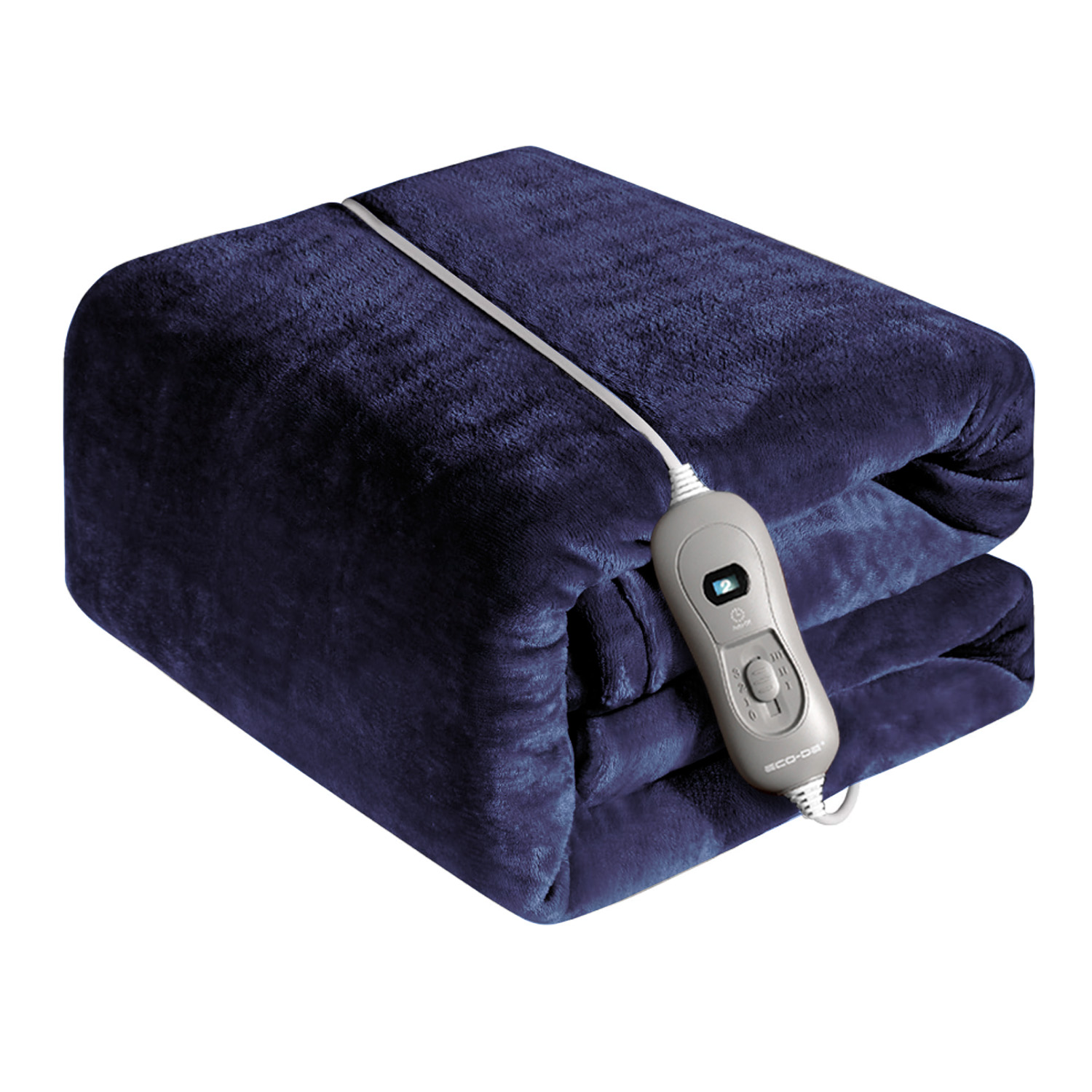 Eco-De Manta Térmica eléctrica 180 x 130 cm. Mando con 3 Niveles de Calor, Apagado automático 90 Minutos Eco-De ECO-5140