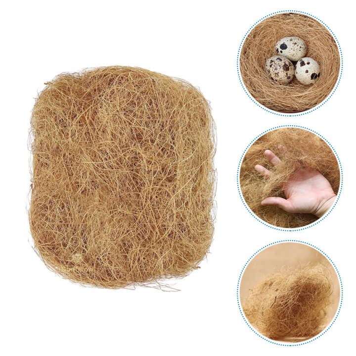 Almohadilla nido aves fibra coco natural reutilizable ecológica | prologyc.es