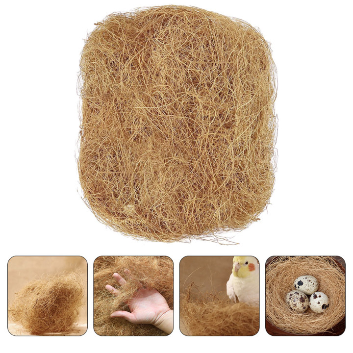 Almohadilla nido aves fibra coco natural reutilizable ecológica | prologyc.es