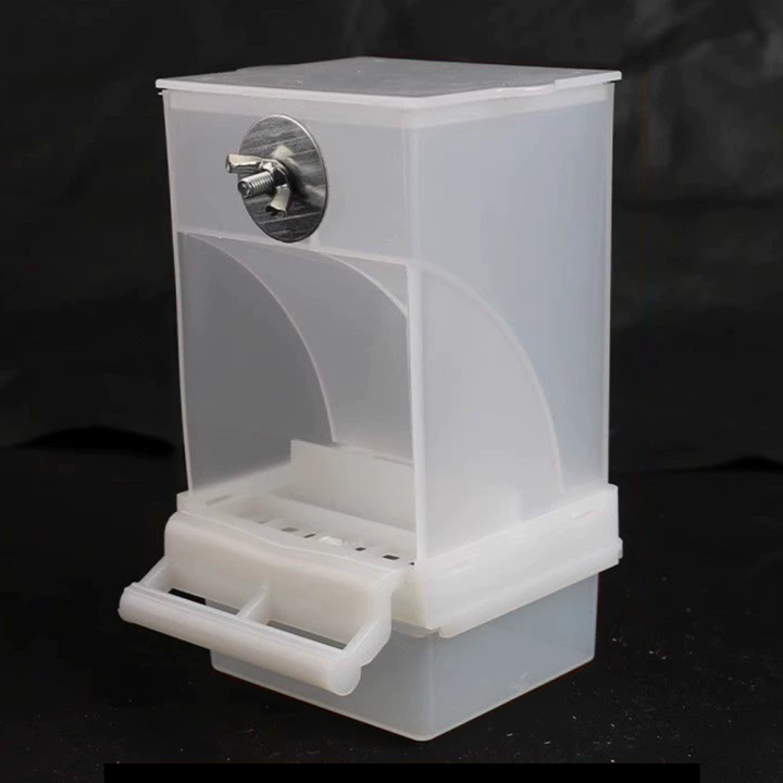 Comedero loros transparente antiderrames automático jaula aves | prologyc.es