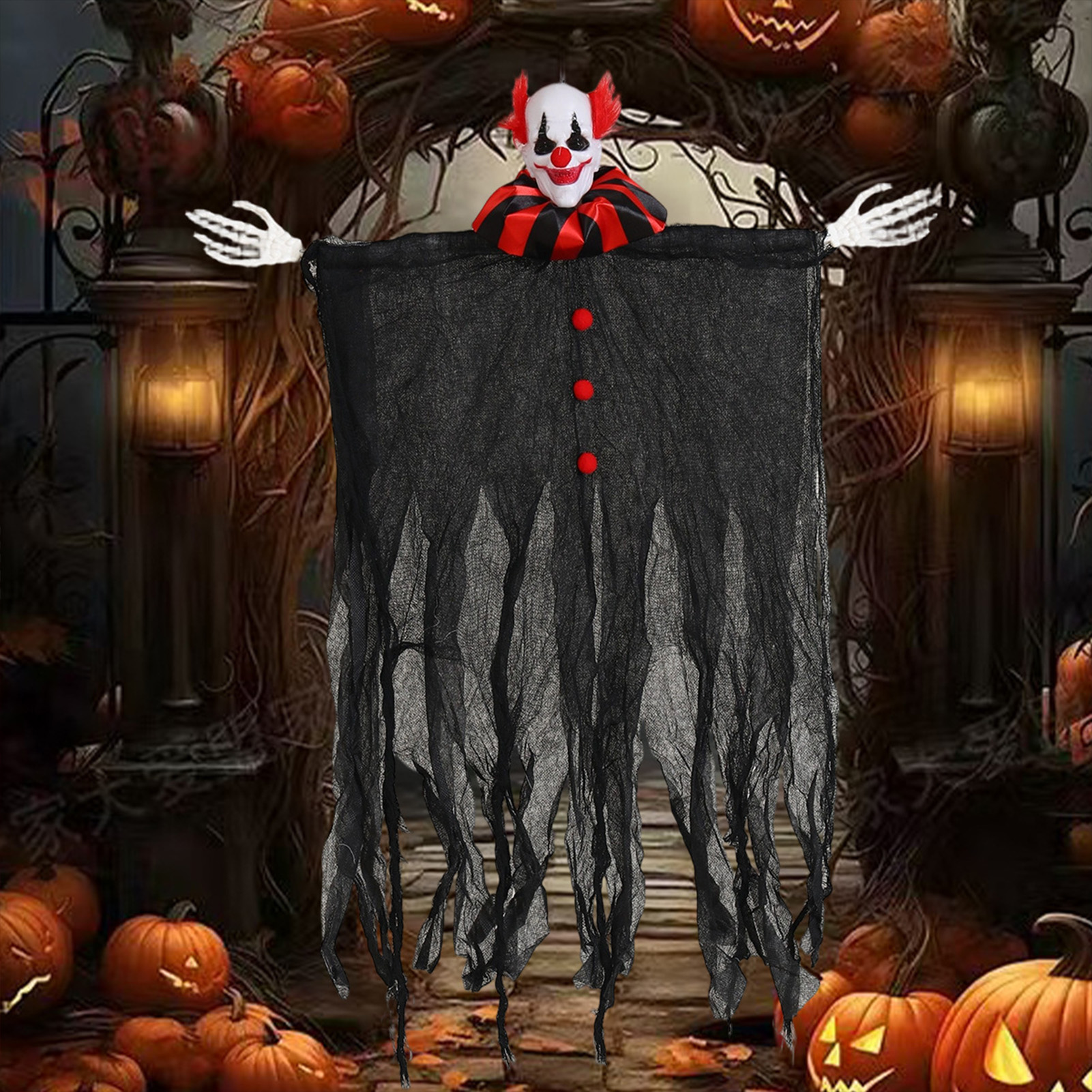 Esqueleto y Fantasma Colgante de Halloween para Exterior | prologyc.es | repuestos.prologyc.es