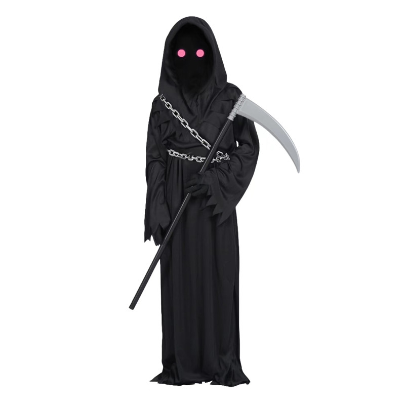 Disfraz Grim Reaper Rojo y Negro para Niño | prologyc.es | repuestos.prologyc.es