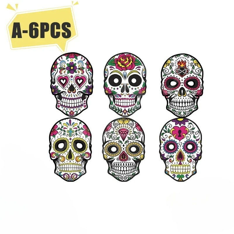 Máscaras de Calavera Blancas para Colorear | prologyc.es | repuestos.prologyc.es