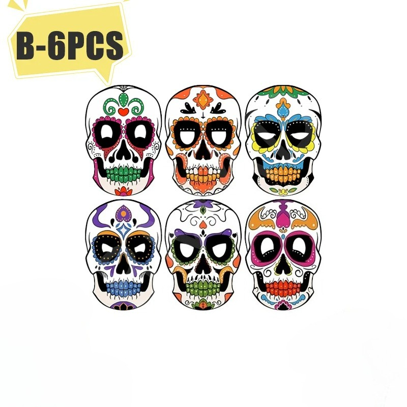Máscaras de Calavera Blancas para Colorear | prologyc.es | repuestos.prologyc.es
