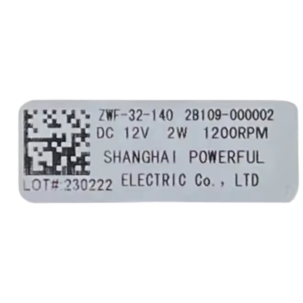 Motor ventilador frigorífico TCL ZWF-32-140 12V | Prologyc