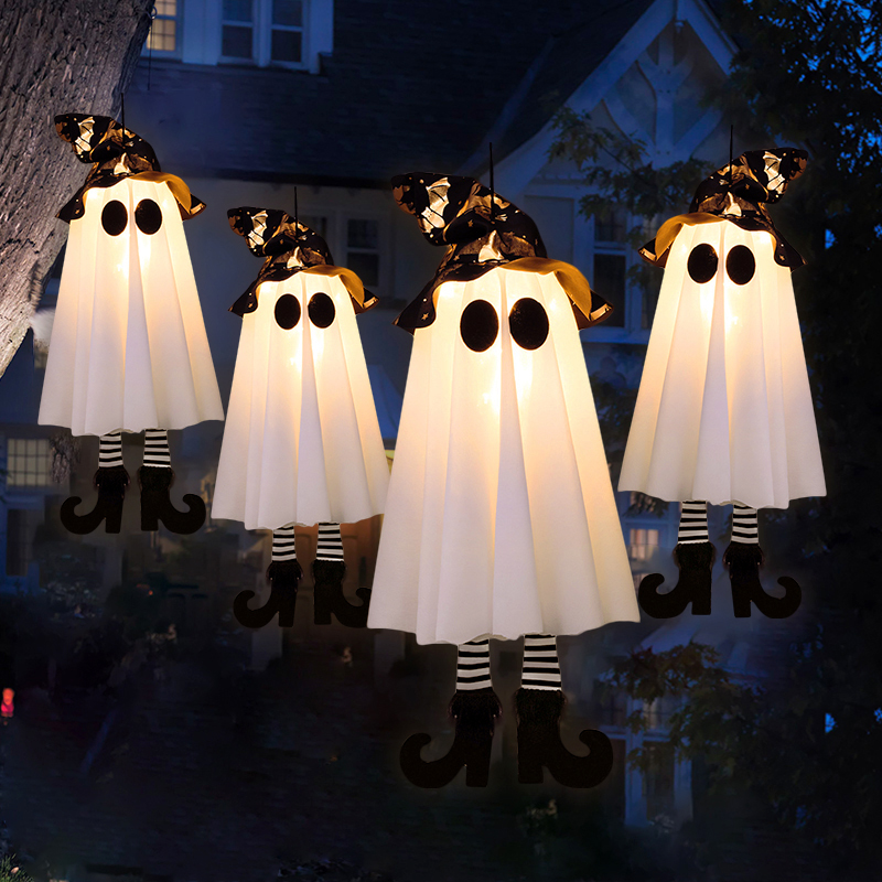 Adorno colgante LED fantasma de bruja para Halloween | prologyc.es | repuestos.prologyc.es