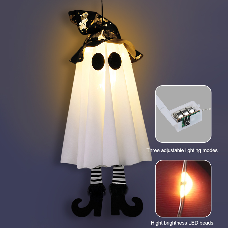 Adorno colgante LED fantasma de bruja para Halloween | prologyc.es | repuestos.prologyc.es