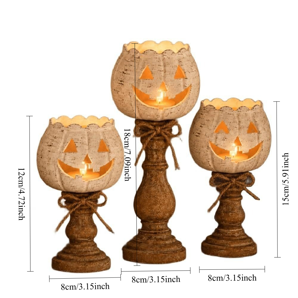 Portavelas de calabaza Jack O’Lantern para Halloween | prologyc.es | repuestos.prologyc.es