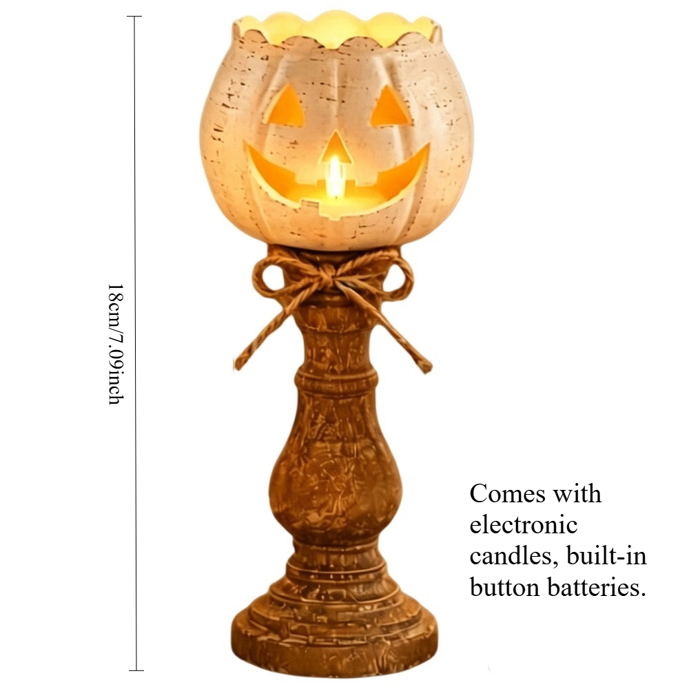 Portavelas de calabaza Jack O’Lantern para Halloween | prologyc.es | repuestos.prologyc.es