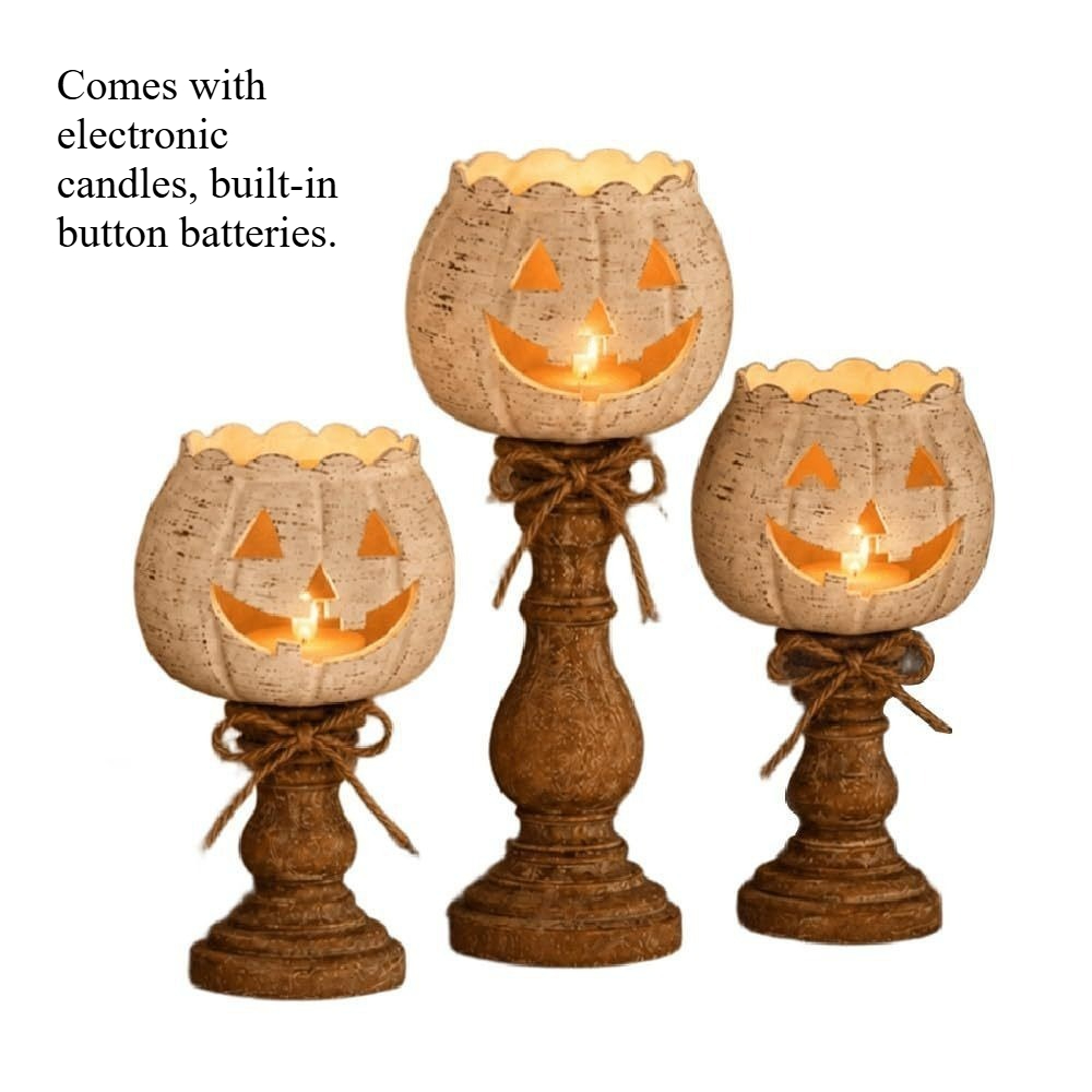 Portavelas de calabaza Jack O’Lantern para Halloween | prologyc.es | repuestos.prologyc.es