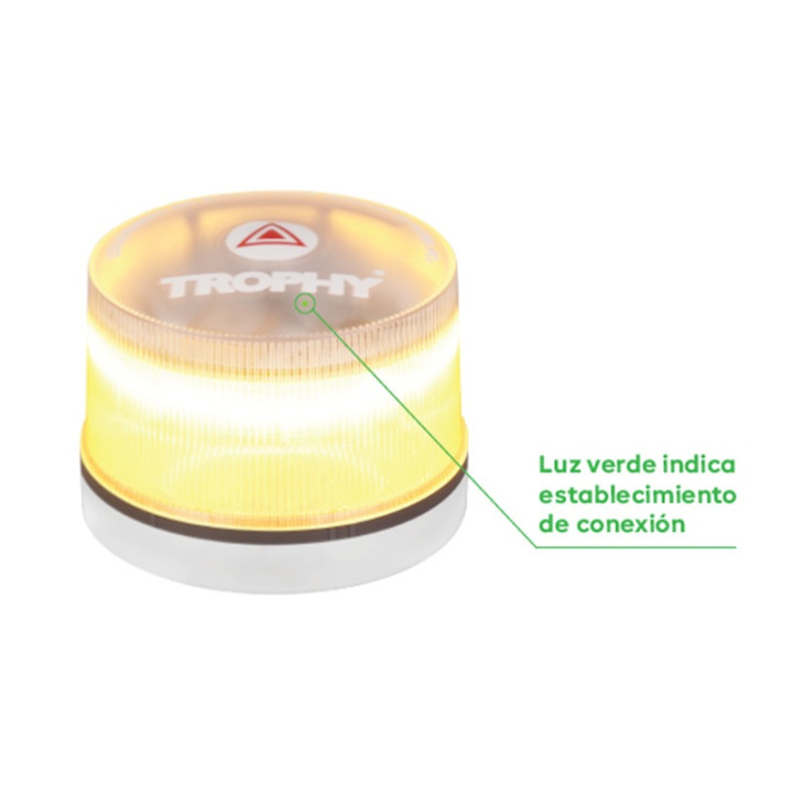 Baliza V16 Trophy DGT 3.0 geolocalización luz emergencia coche | prologyc.es