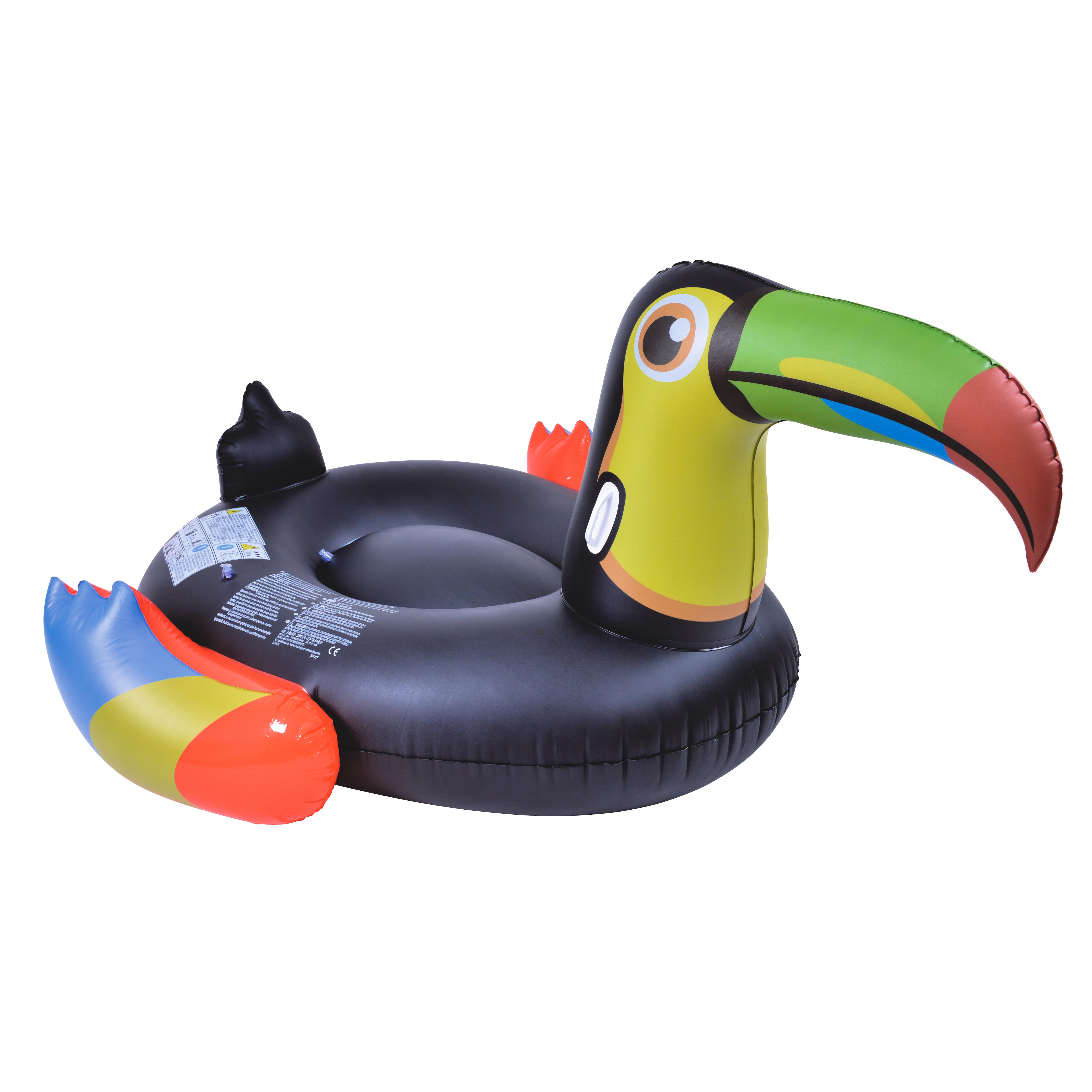 Flotador tucán piscina inflable con asas infantil verano | prologyc.es