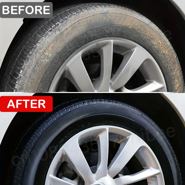 Cera neumáticos coche brillo protector goma 50g | prologyc.es