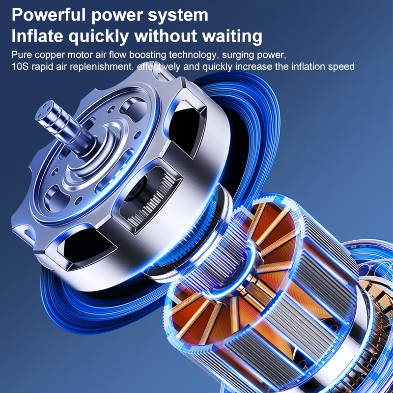 Inflador ruedas coche 12V portátil compresor aire | Prologyc