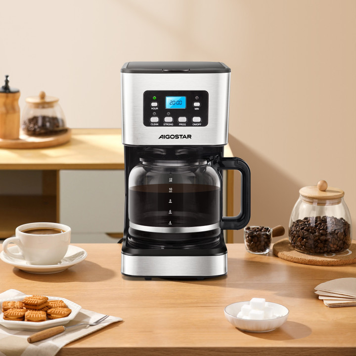 Cafetera de goteo Aigostar Darcy X 12 tazas | Prologyc.es