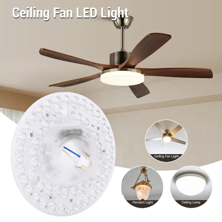 Kit luz LED 18W para ventilador de techo 3CCT | Prologyc.es