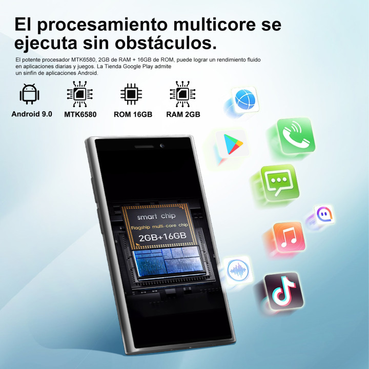 Mini smartphone SERVO Android 9 Dual SIM 3" | Prologyc.es