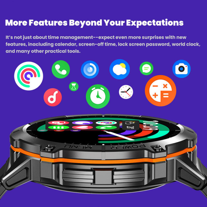 Smartwatch militar X3 GPS y llamadas Bluetooth | Prologyc.es