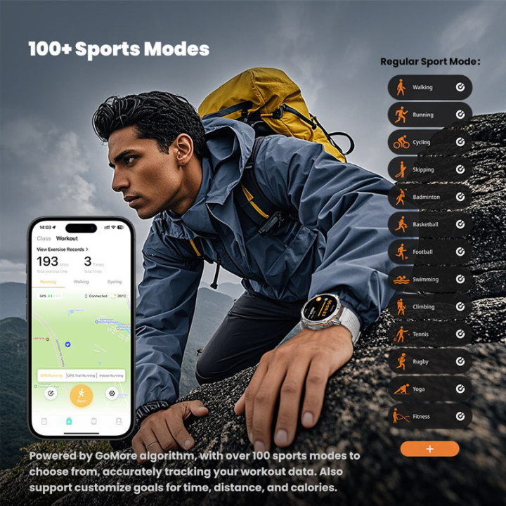 Smartwatch militar X3 GPS y llamadas Bluetooth | Prologyc.es