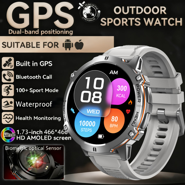 Smartwatch militar X3 GPS y llamadas Bluetooth | Prologyc.es