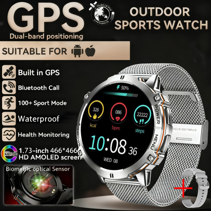 Smartwatch militar X3 GPS y llamadas Bluetooth | Prologyc.es