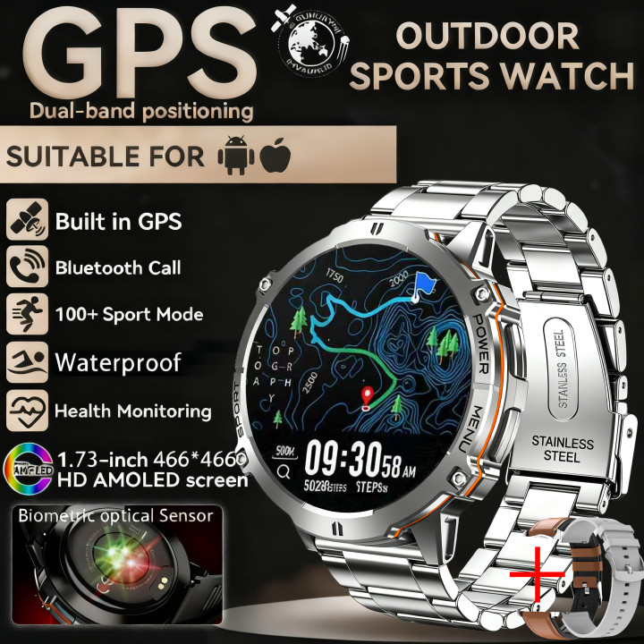 Smartwatch militar X3 GPS y llamadas Bluetooth | Prologyc.es