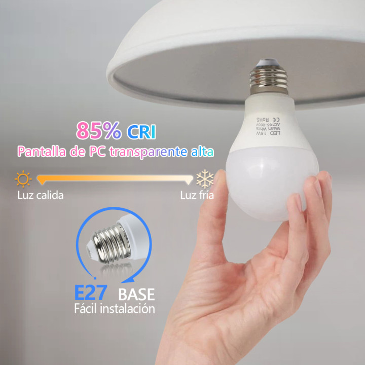 Bombillas LED E27 alto brillo 3W 18W | Prologyc.es