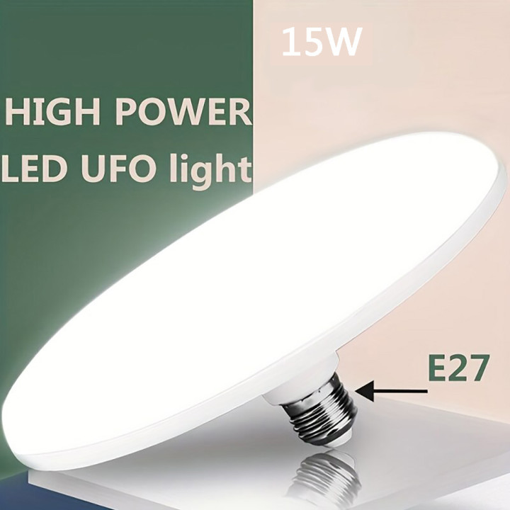 Bombilla LED E27 UFO 15W 6500K | Prologyc.es