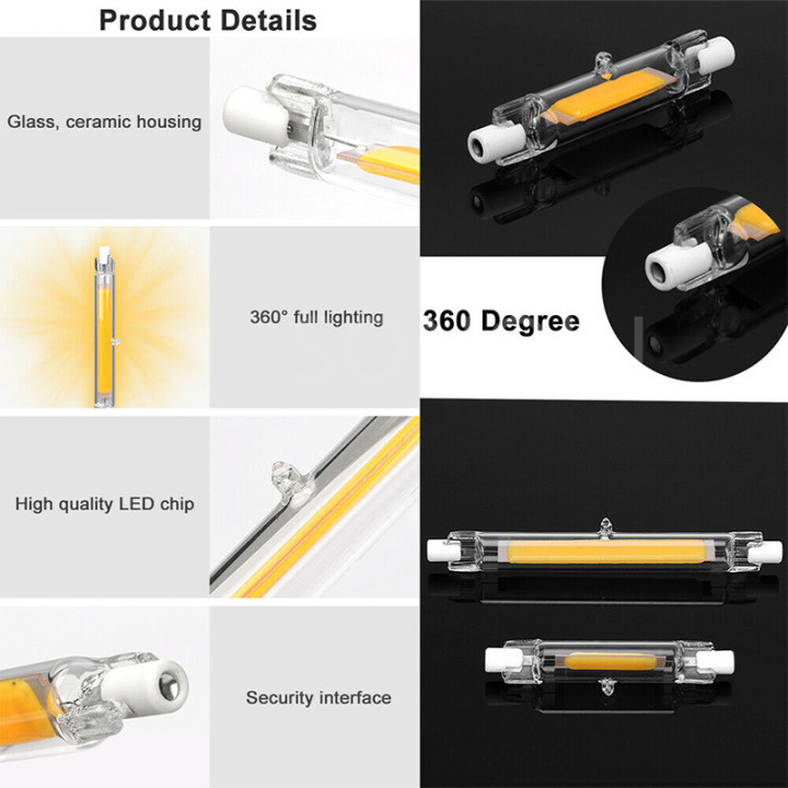 Bombilla LED R7S 78mm 118mm 20W 40W | Prologyc.es