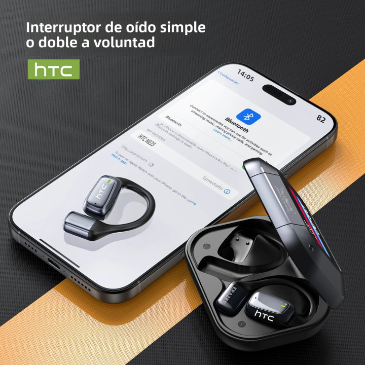 Auriculares HTC NE25 Bluetooth AI traductor | Prologyc.es