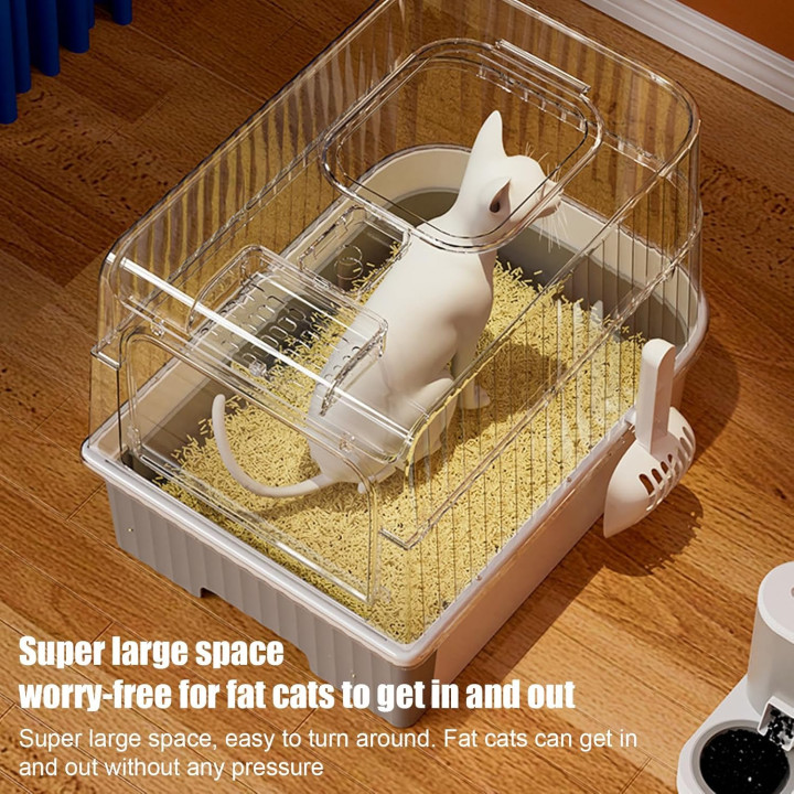 Caja de arena plegable para gatos extra grande | Prologyc.es