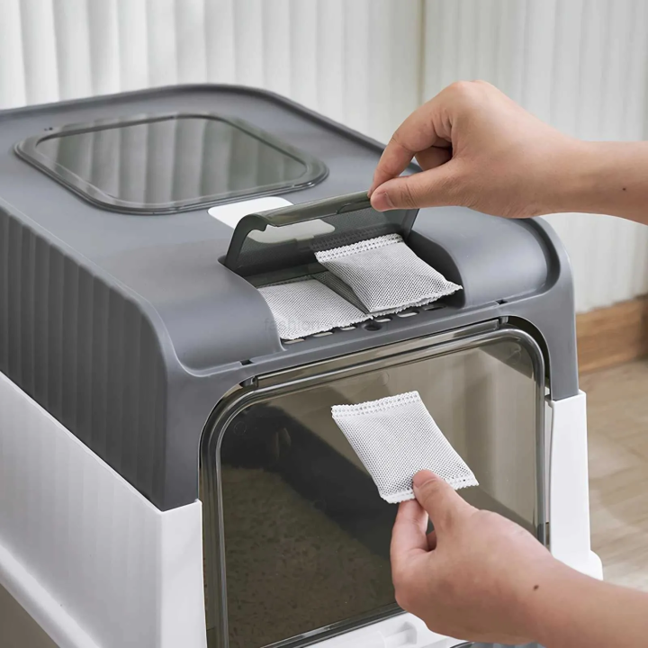 Caja de arena plegable para gatos extra grande | Prologyc.es