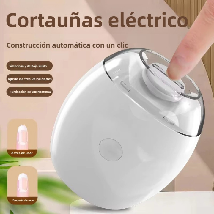 Cortauñas eléctrico 2 en 1 con luz LED | Prologyc.es