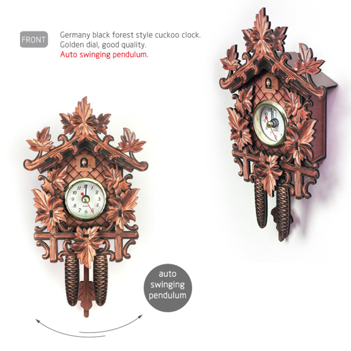 Reloj de pared cuco vintage decorativo | Prologyc.es