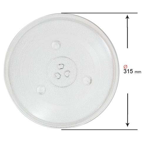 Plato microondas 315 mm universal Samsung LG | Prologyc
