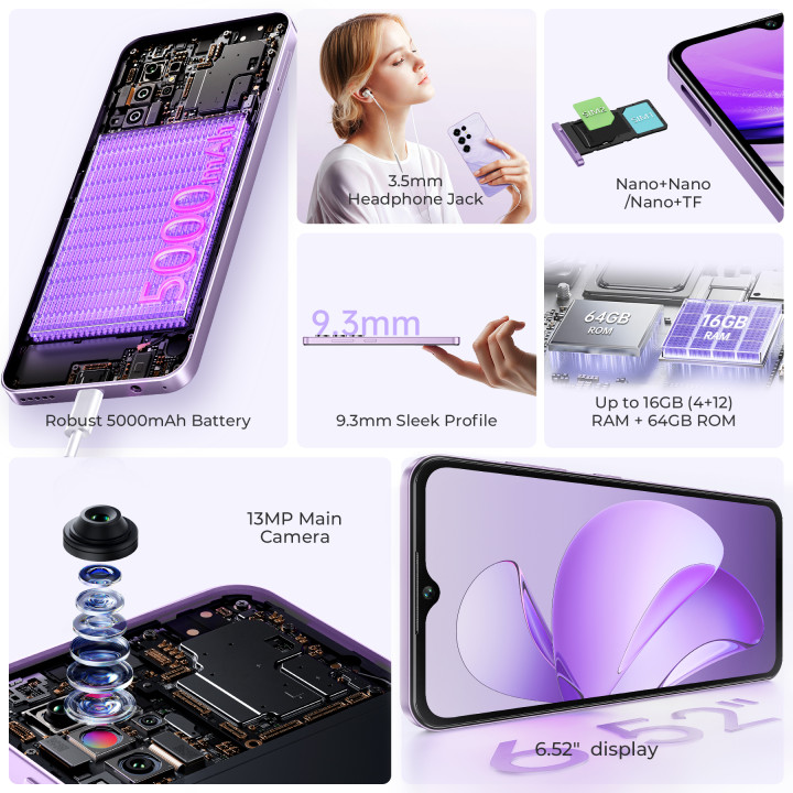 Oukitel C2 Android 14 64GB 5000mAh | Prologyc.es