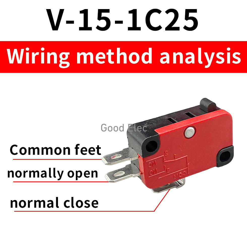 Microinterruptor microondas V-15-1C25 16A puerta | Prologyc