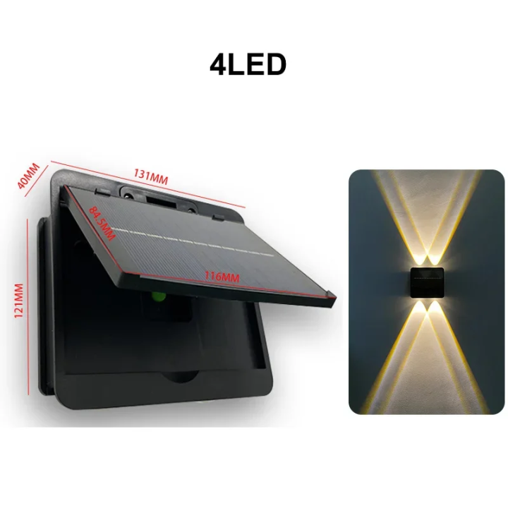 Lámpara solar LED exterior impermeable | Prologyc.es