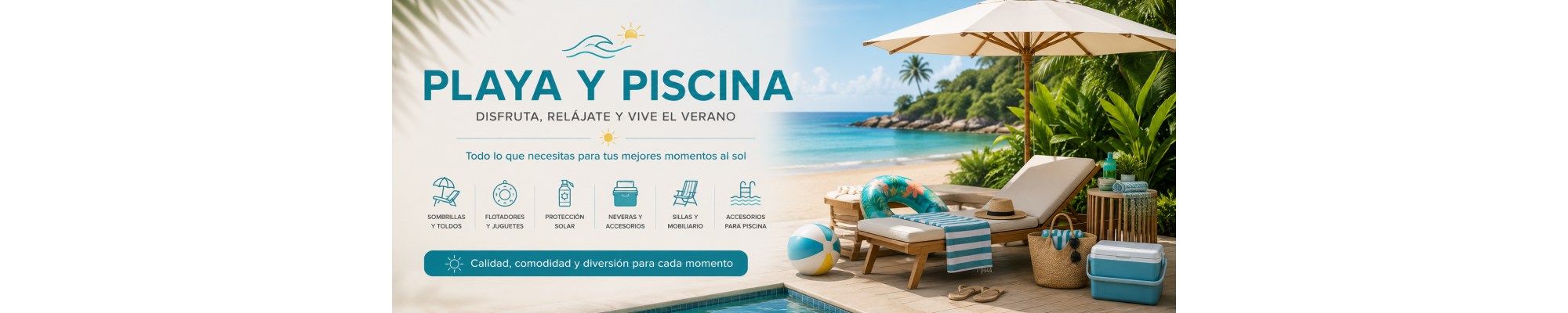 Productos de playa y piscina | Accesorios de verano | prologyc.es
